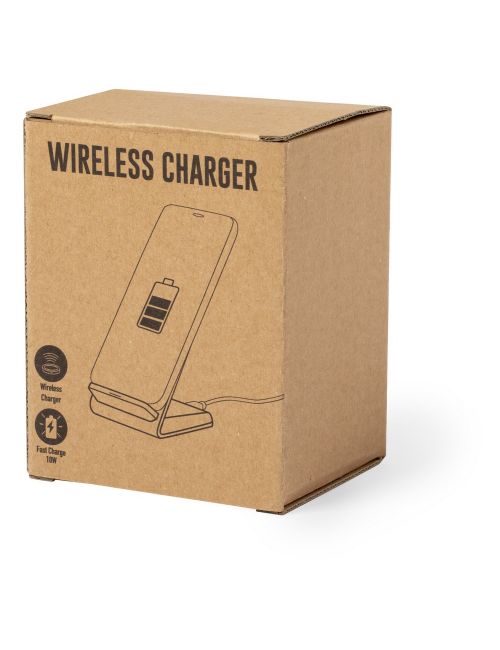 Ładowarka bezprzewodowa 10W ze słomy pszenicznej, stojak na telefon