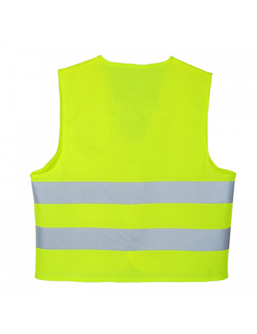 Dziecięca kamizelka odblaskowa, żółty 