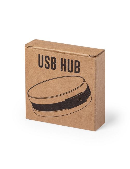 Hub USB 2.0 ze słomy pszenicznej