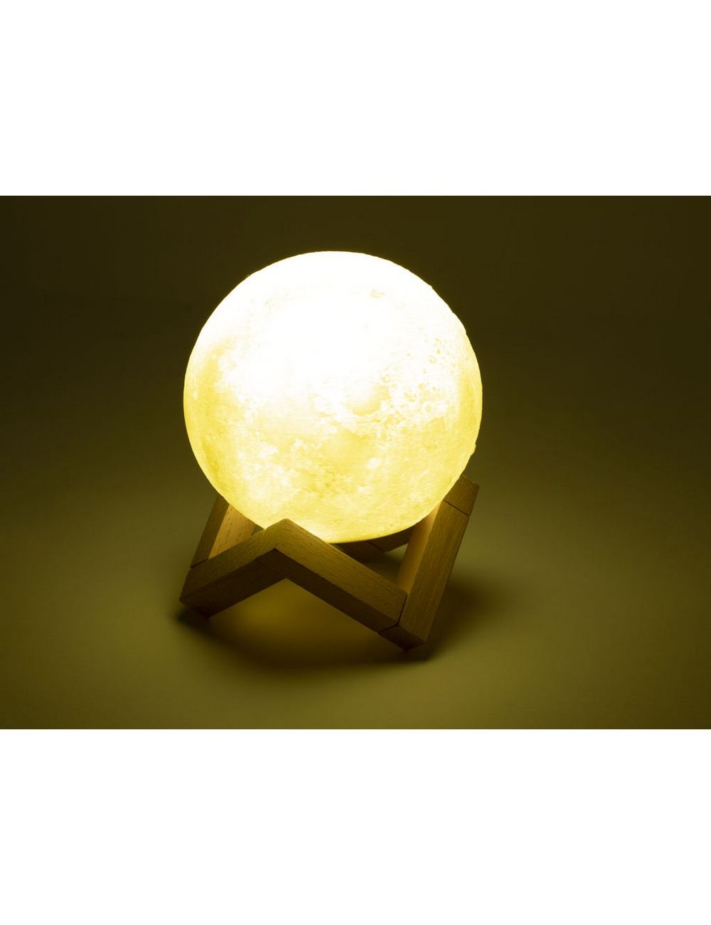 Głośnik bezprzewodowy 3W "księżyc", lampki LED