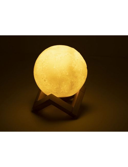 Głośnik bezprzewodowy 3W "księżyc", lampki LED