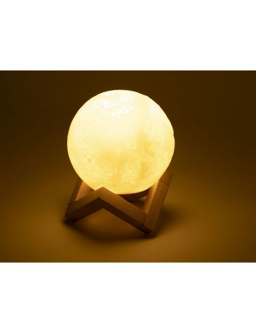 Głośnik bezprzewodowy 3W "księżyc", lampki LED