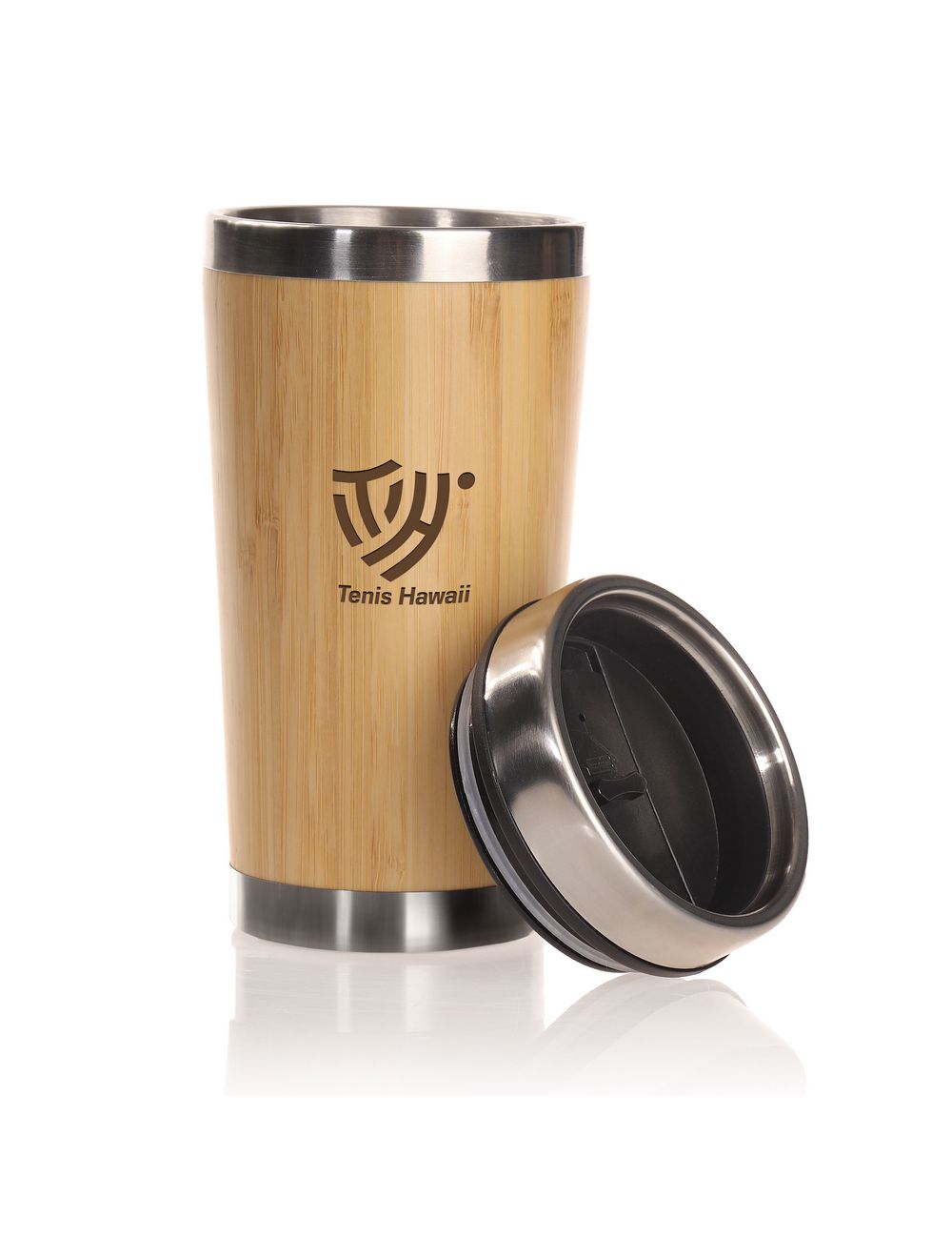 Bambusowy kubek termiczny 500 ml | Mark