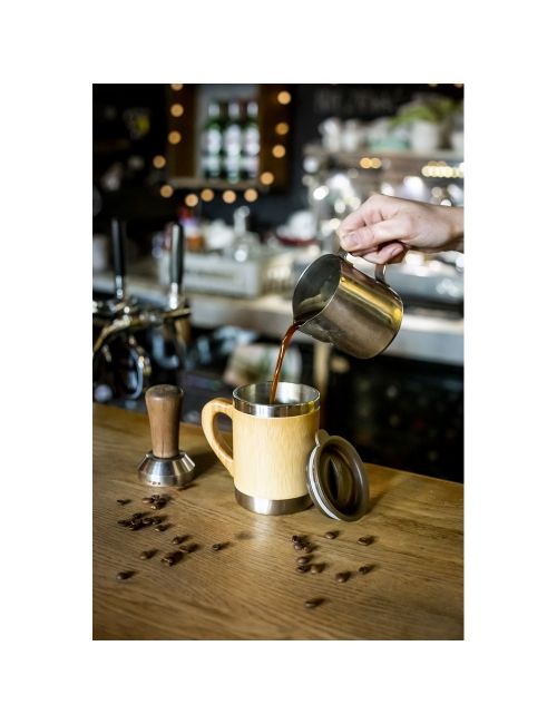 Bambusowy kubek termiczny 300 ml | Kol