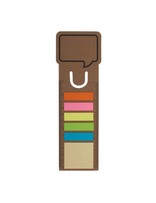 Zakładka do książki z linijką, beżowy 