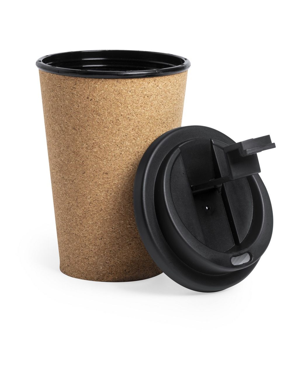 Korkowy kubek podróżny 350 ml z wieczkiem