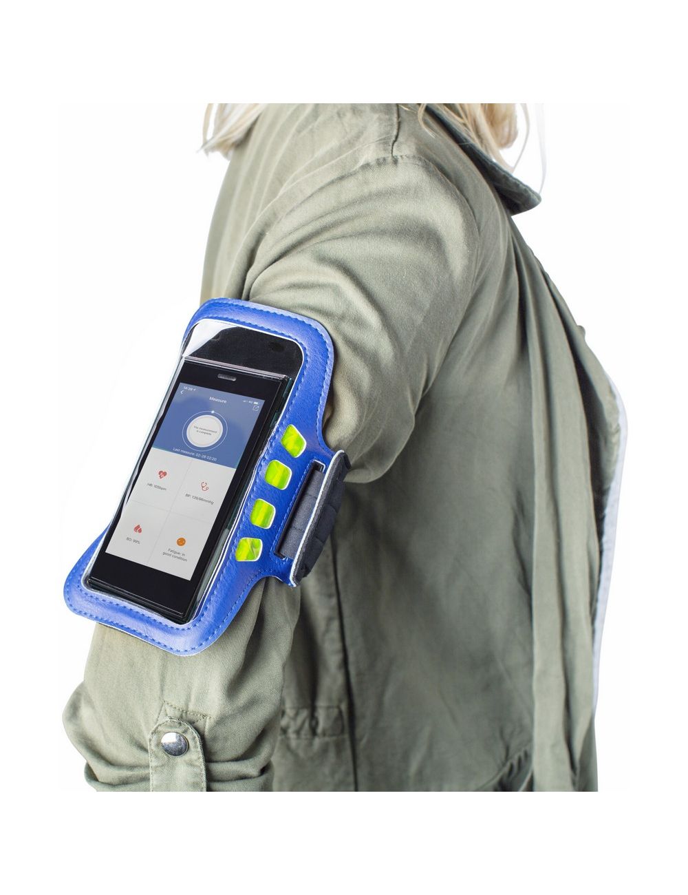 Opaska na ramię, etui na telefon ze światłem LED