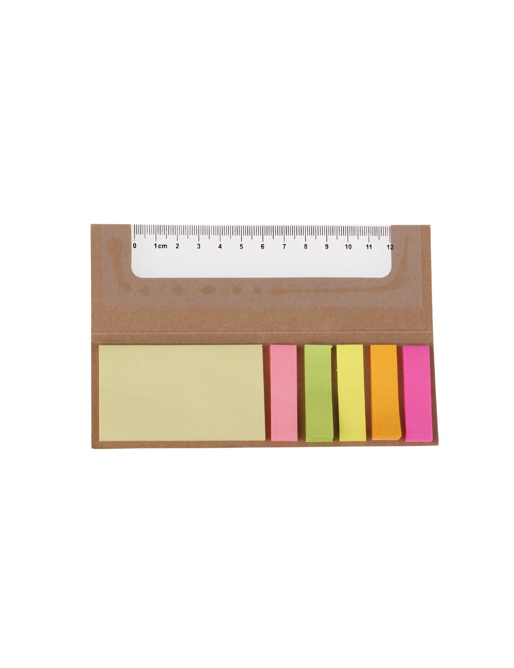 Zestaw memo, brązowy 