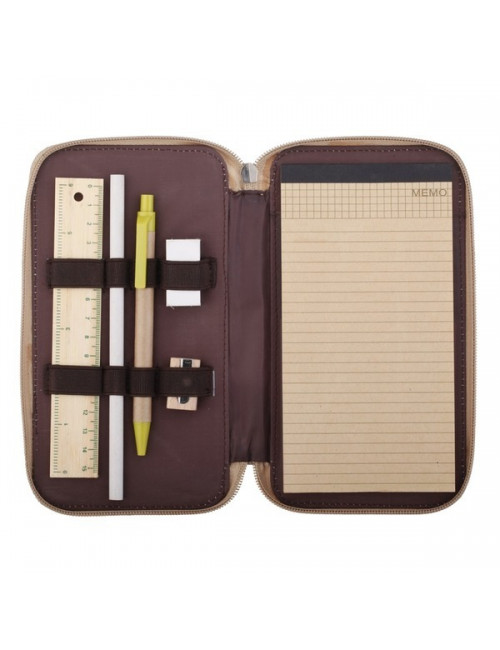 Zestaw biurkowy Reclaim, beżowy 