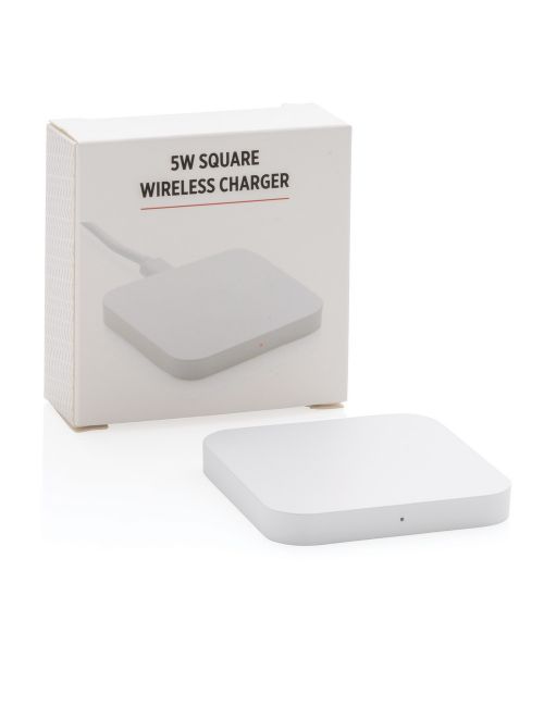 Kwadratowa ładowarka bezprzewodowa 5W