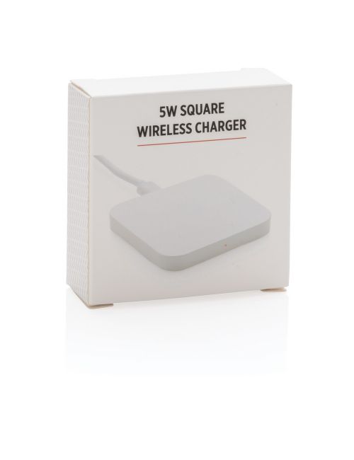 Kwadratowa ładowarka bezprzewodowa 5W