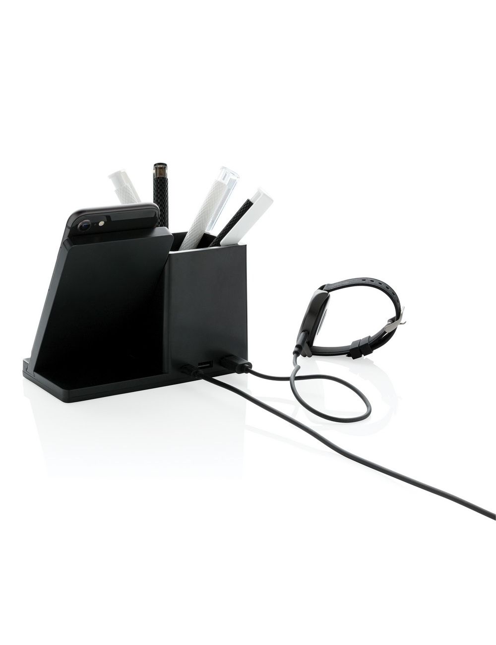 Ładowarka bezprzewodowa 5W, organizer na biurko...