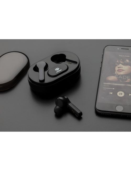 Bezprzewodowe słuchawki douszne TWS Light Up Logo