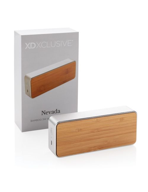 Bambusowy głośnik bezprzewodowy 3W Nevada