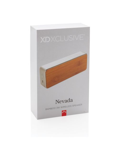 Bambusowy głośnik bezprzewodowy 3W Nevada