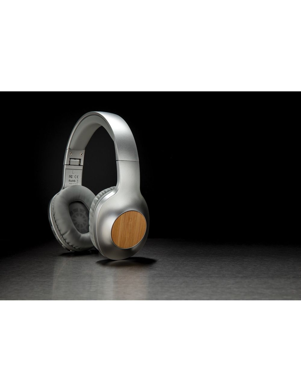 Bambusowe, bezprzewodowe słuchawki nauszne Dakota