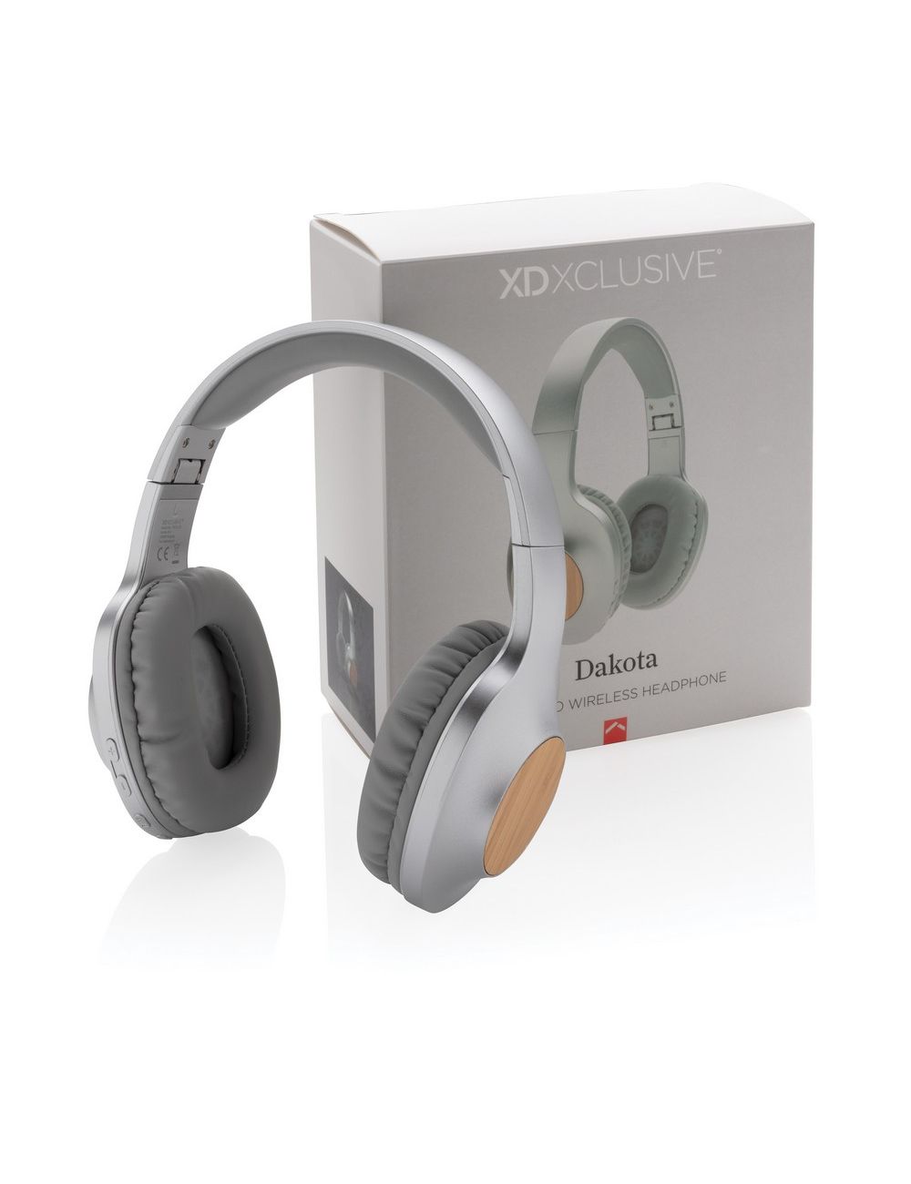 Bambusowe, bezprzewodowe słuchawki nauszne Dakota