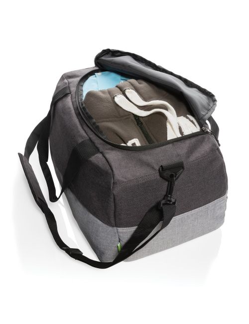 Torba sportowa, podróżna rPET Duo Color, ochrona RFID