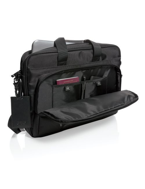 Torba na laptopa 15,6" Swiss Peak RPET Voyager, ochrona RFID