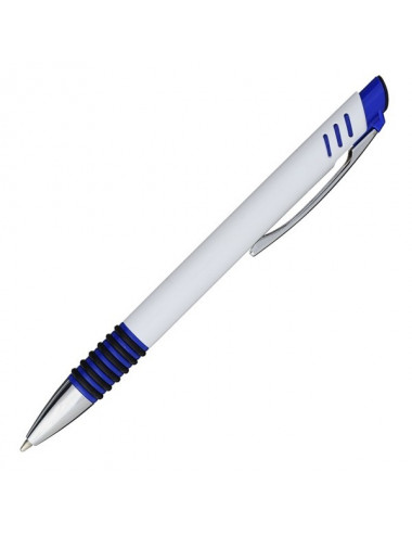 Długopis Joy, niebieski/biały 