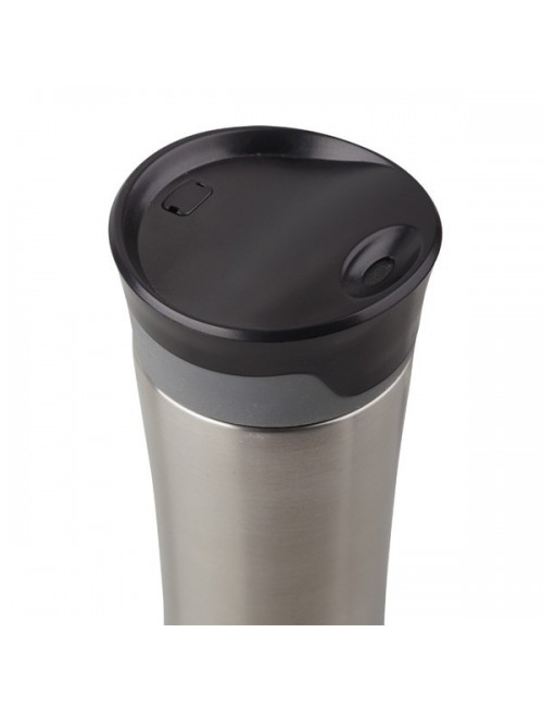 Kubek izotermiczny Telescope 430 ml, czarny/srebrny 