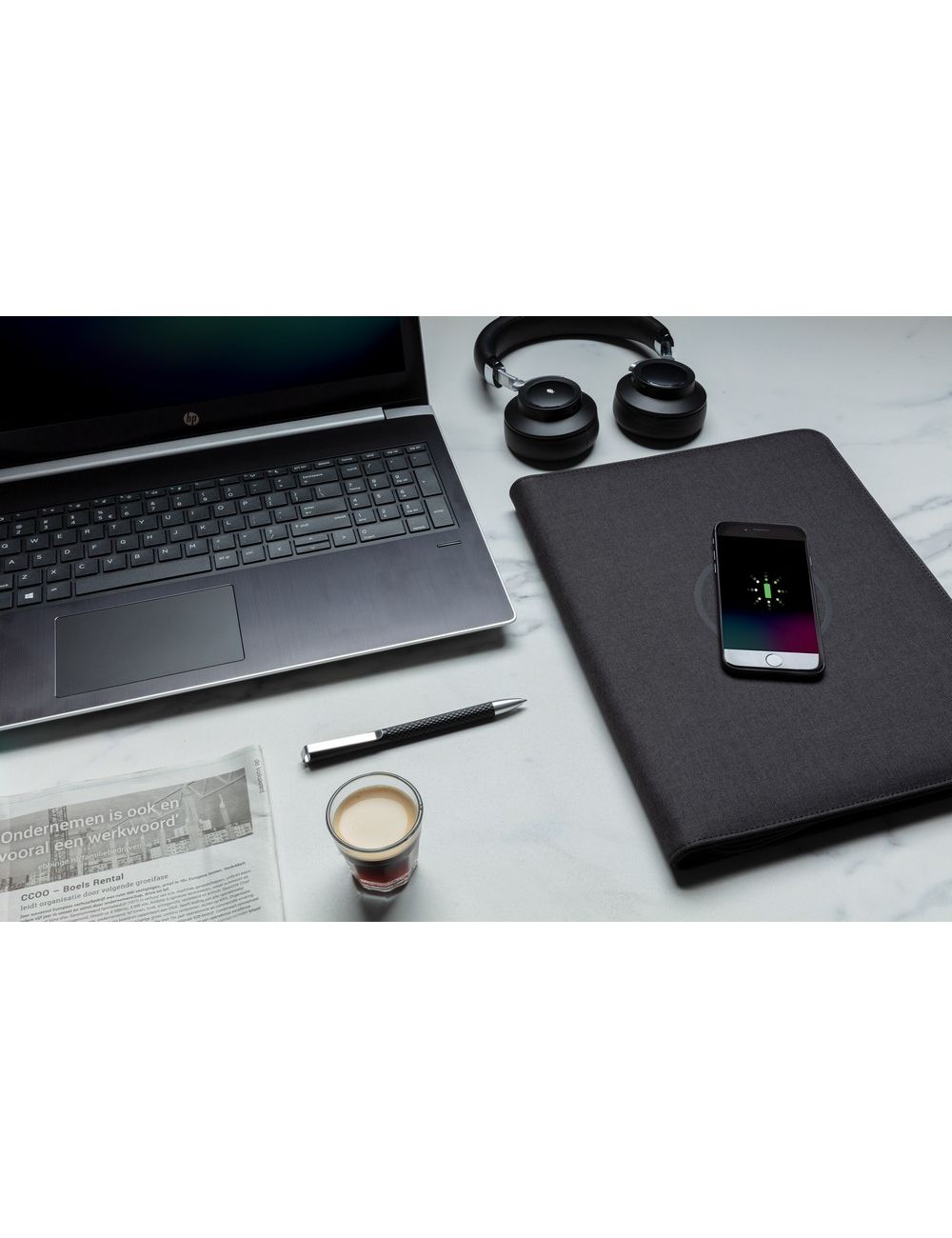 Teczka konferencyjna, power bank 5000 mAh