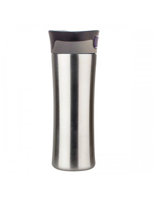 Kubek izotermiczny Telescope 430 ml, czarny/srebrny 