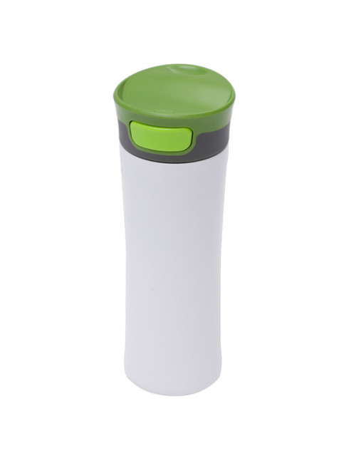 Kubek izotermiczny Telescope 430 ml, biały/zielony 