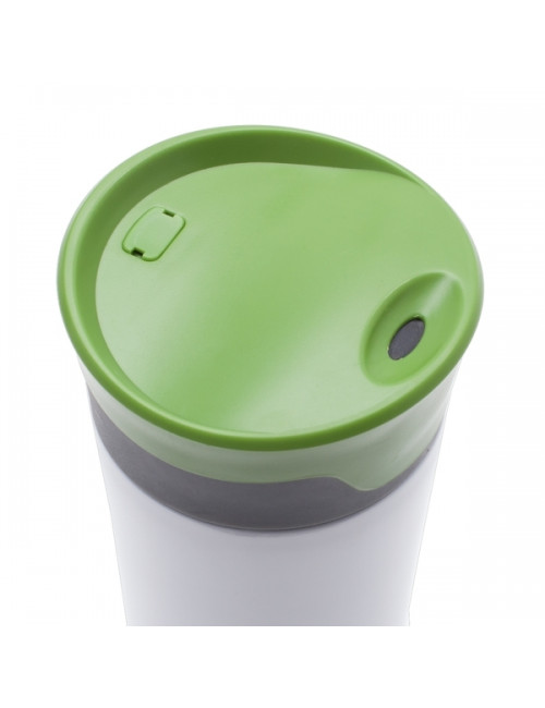 Kubek izotermiczny Telescope 430 ml, biały/zielony 