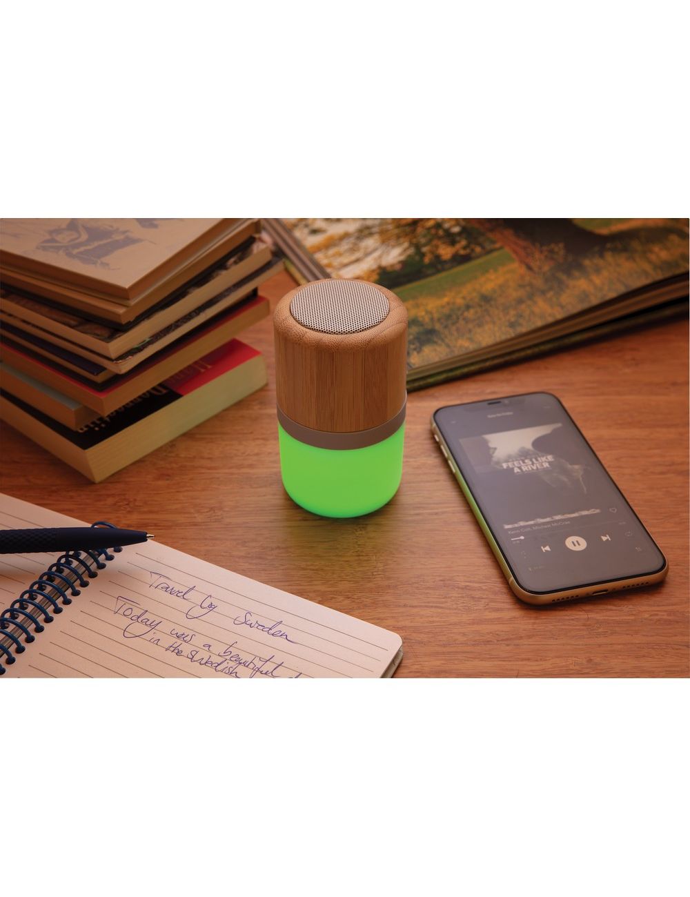 Głośnik bezprzewodowy 3W, lampka