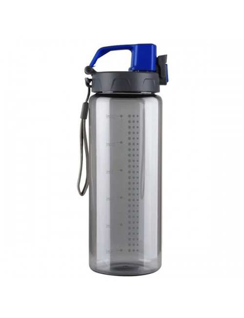 Bidon Feelsogood 600 ml, niebieski/szary