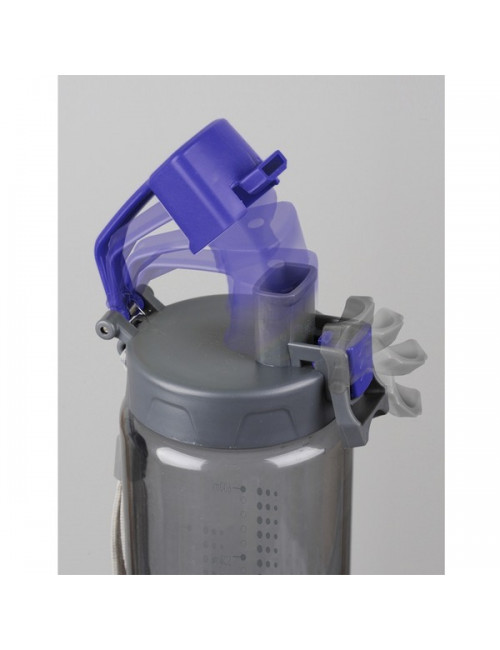 Bidon Feelsogood 600 ml, niebieski/szary