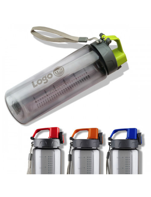 Bidon Feelsogood 600 ml, zielony/szary 