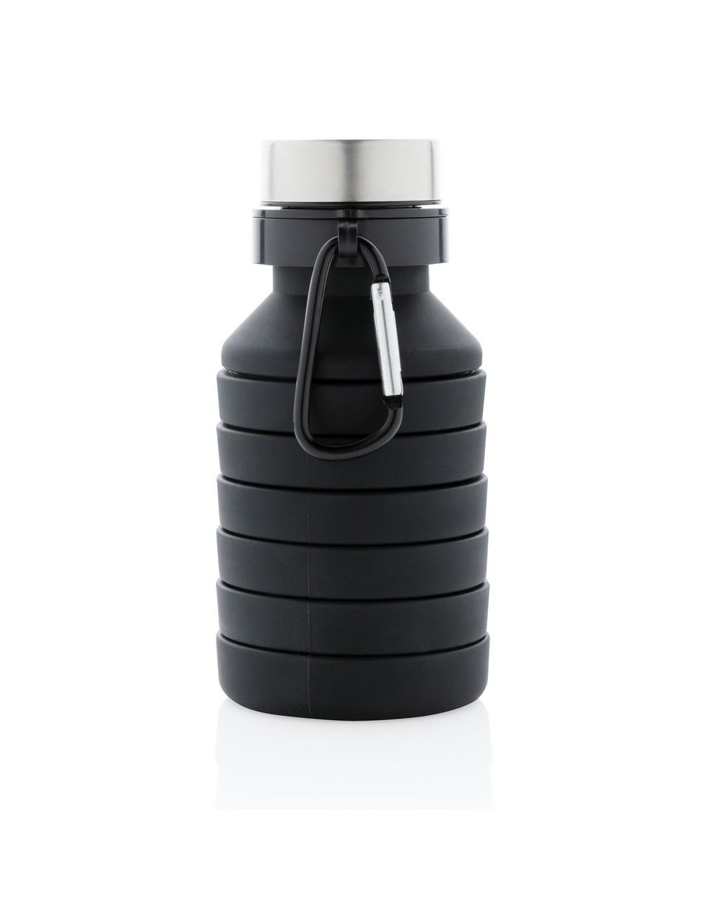 Składana butelka sportowa 550 ml z karabińczykiem