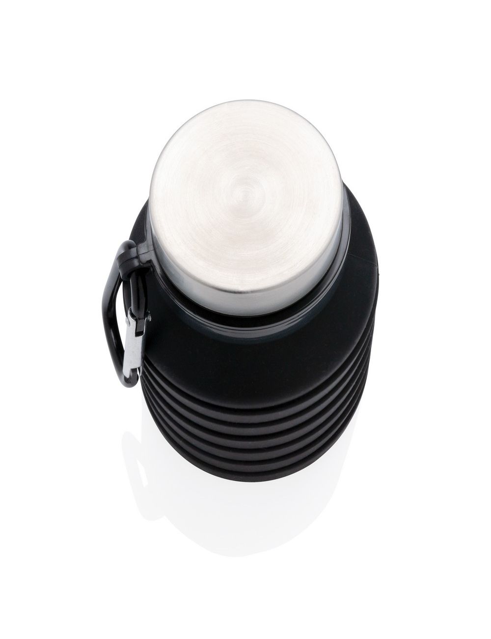 Składana butelka sportowa 550 ml z karabińczykiem