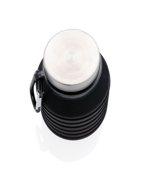 Składana butelka sportowa 550 ml z karabińczykiem