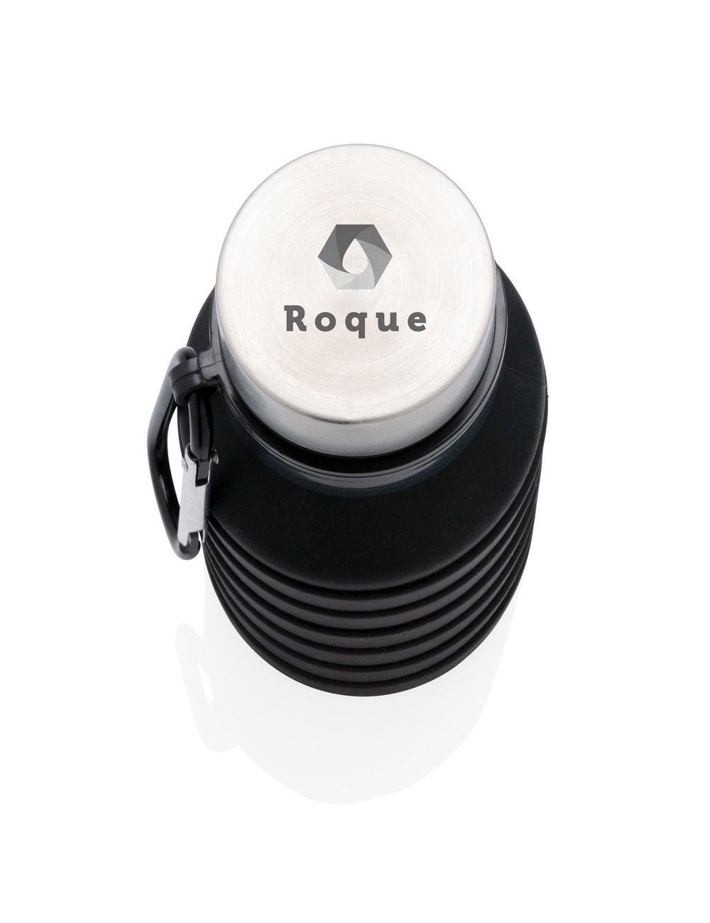 Składana butelka sportowa 550 ml z karabińczykiem