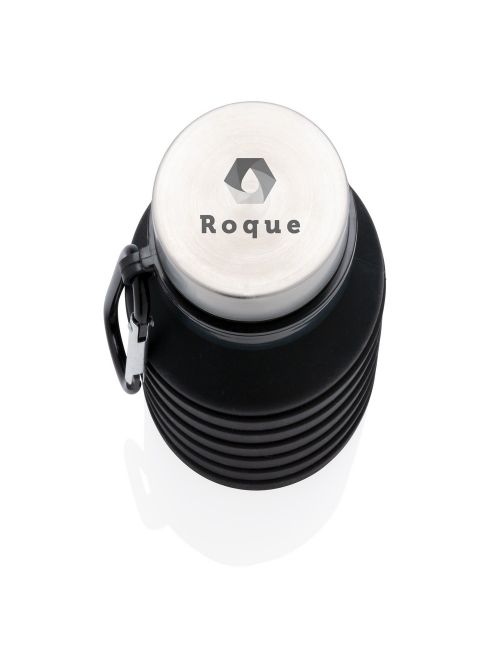 Składana butelka sportowa 550 ml z karabińczykiem