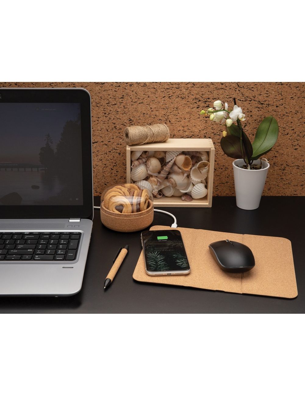 Podkładka pod mysz, ładowarka bezprzewodowa 5W