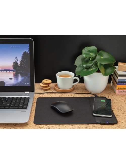 Podkładka pod mysz, ładowarka bezprzewodowa 15W