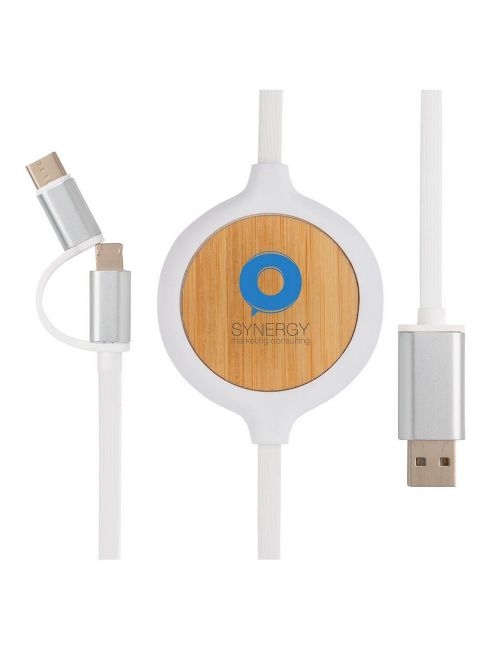 Kabel do ładowania 3 w 1, ładowarka bezprzewodowa 5W