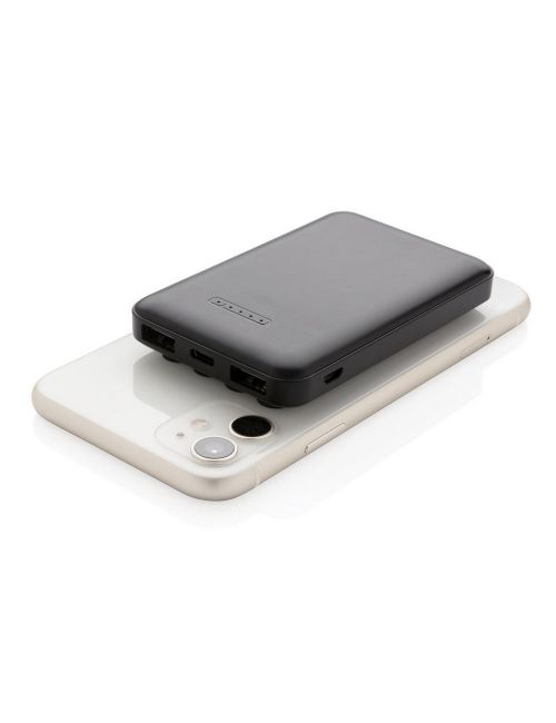 Bezprzewodowy power bank 5000 mAh z przyssawkami