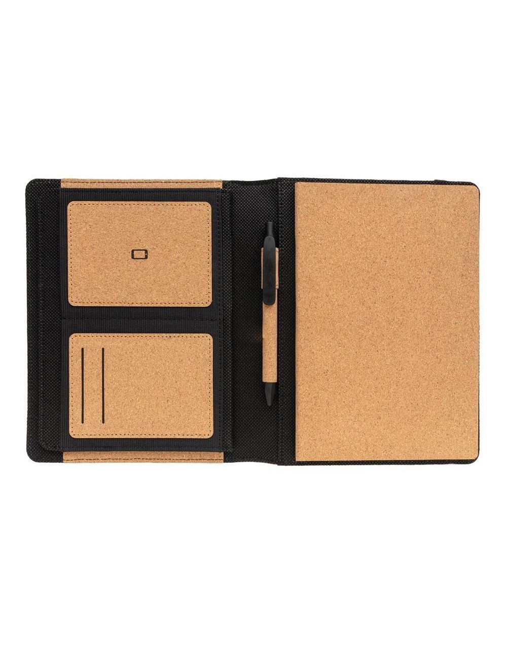 Korkowa teczka konferencyjna A5 z notatnikiem,...
