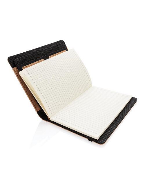 Korkowa teczka konferencyjna A5 z notatnikiem, długopis