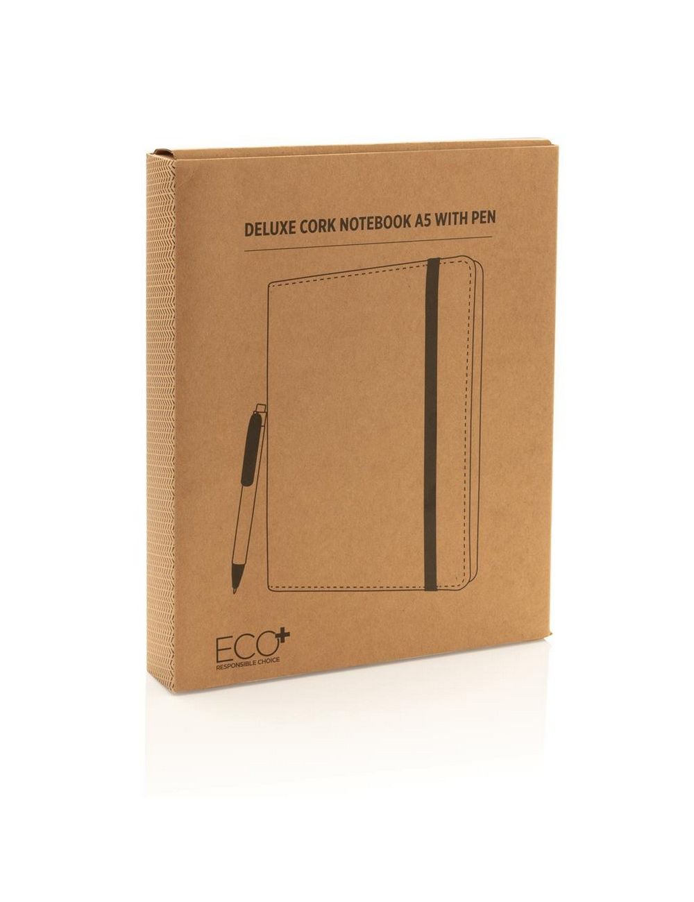 Korkowa teczka konferencyjna A5 z notatnikiem,...