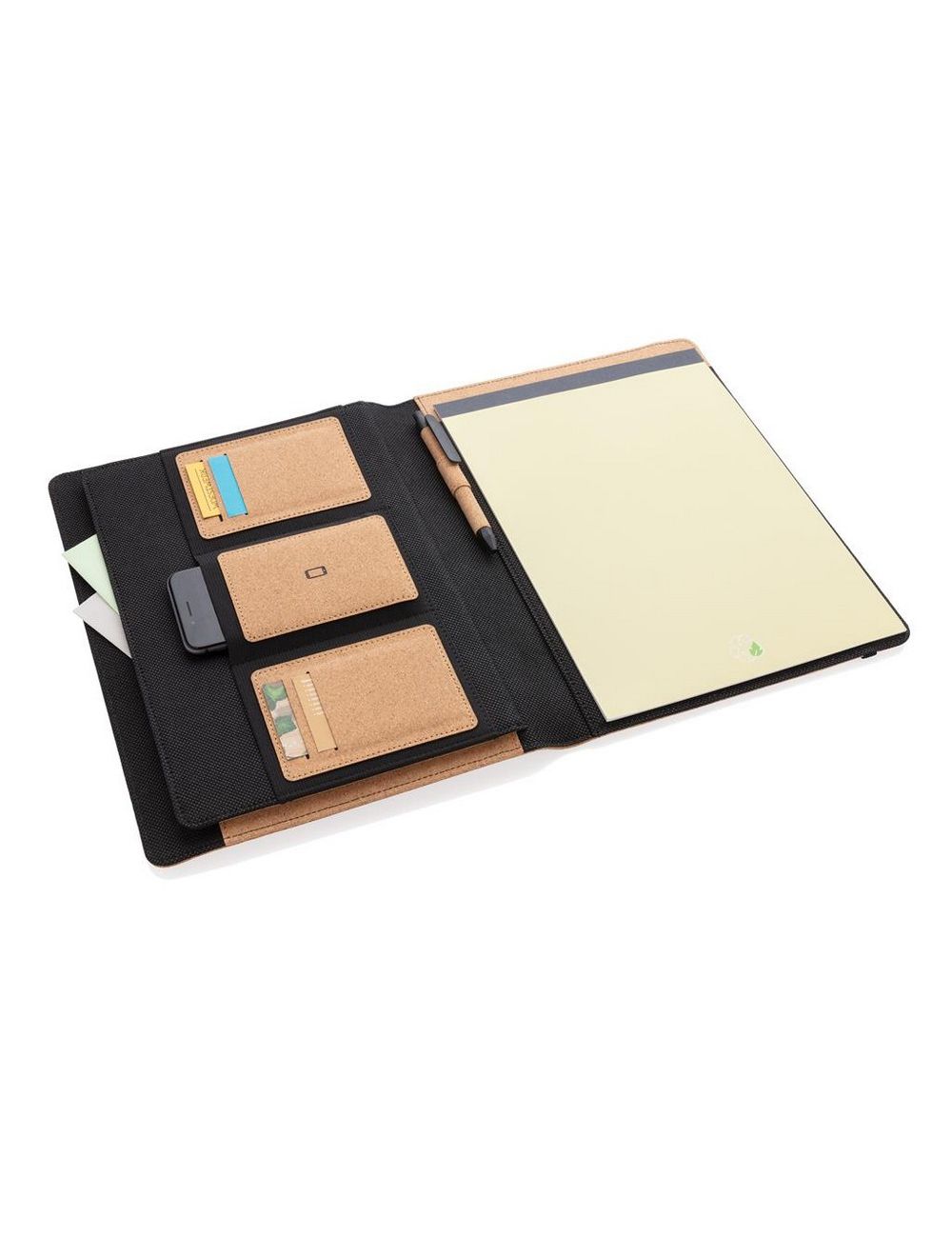 Korkowa teczka konferencyjna A4 z notatnikiem,...