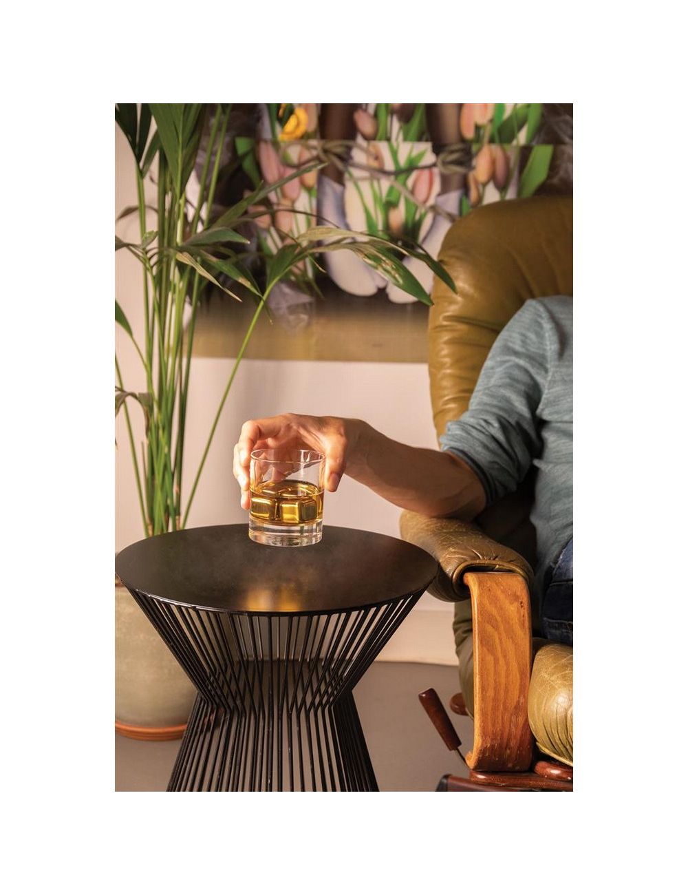 Chłodzące kostki do napojów 4 el.