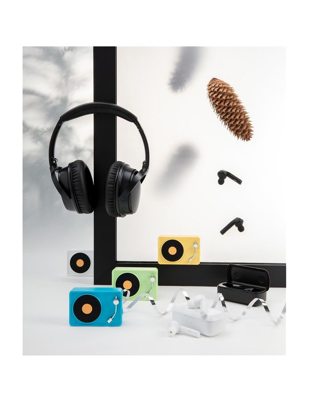 Bezprzewodowe słuchawki nauszne z systemem ANC