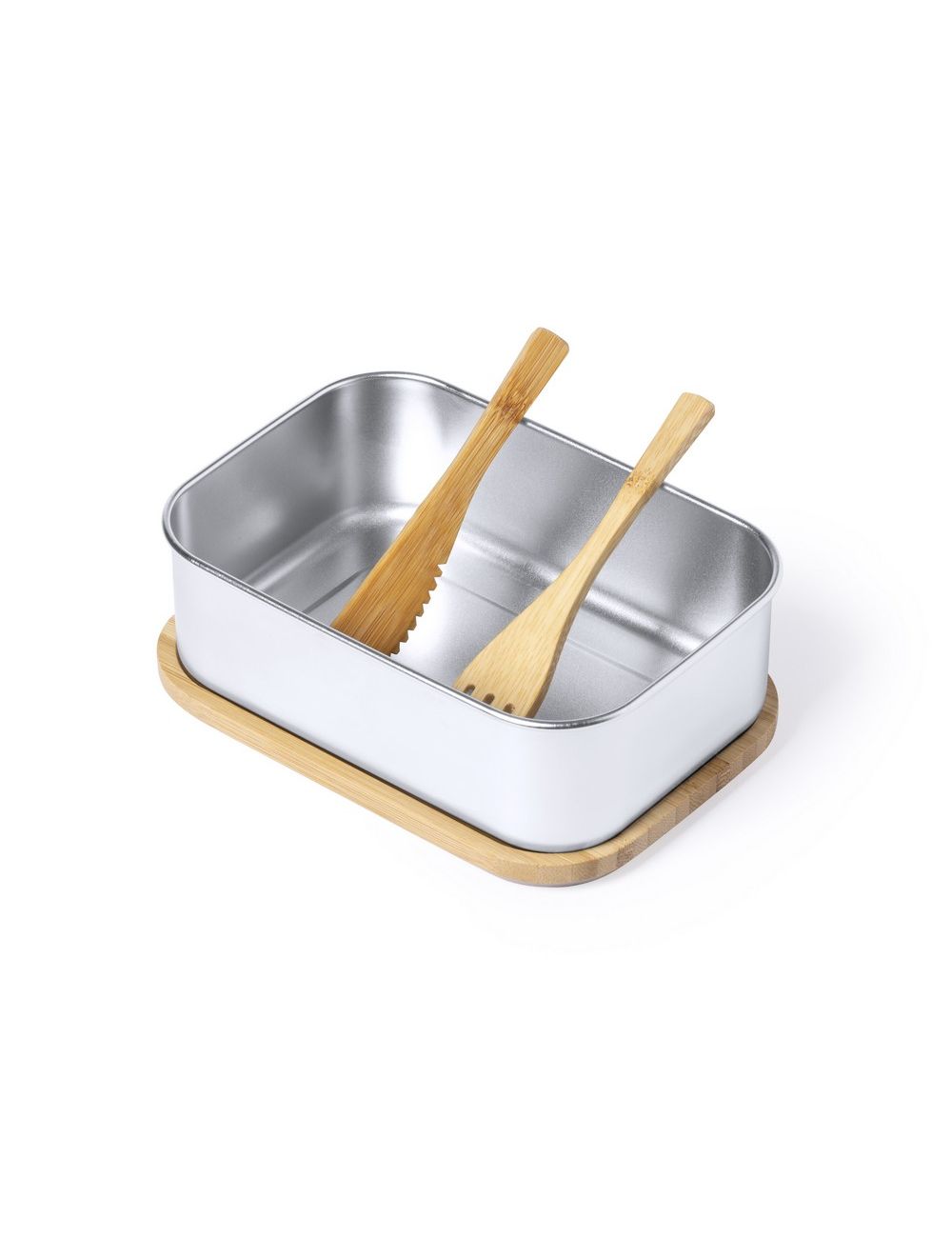 Pudełko śniadaniowe 600 ml, sztućce