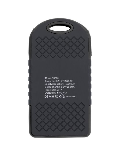 Power bank 4000 mAh, ładowarka słoneczna